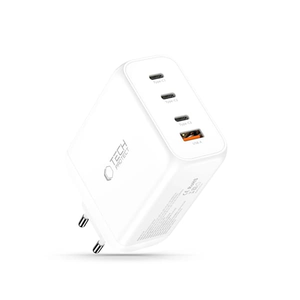 Tech-Protect 4-Port Snabbladdare 200W QC3.0 NC200W-GAN