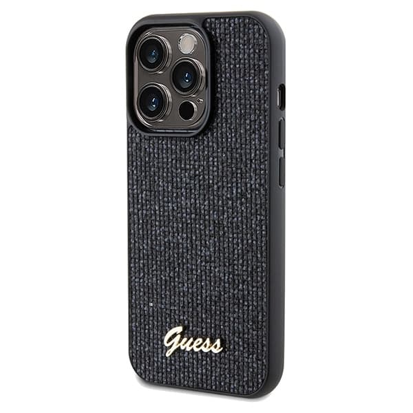 Guess Mobilskal till iPhone 14 Pro MagSafe Disco Metal Script