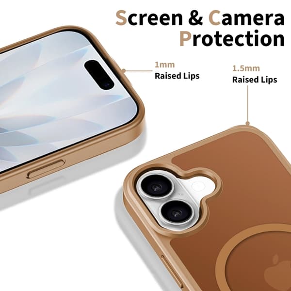 Tech-Protect Mobilskal till iPhone 17 Magsafe Basic - Matte Brun