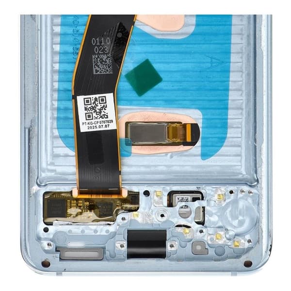 SAMSUNG S20 4G Skärm med LCD-display SOFT OLED - Blå