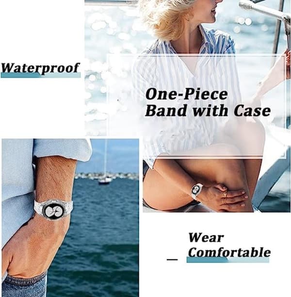 Galaxy Watch 4/5 (40mm) Replacement Case Band - Clear