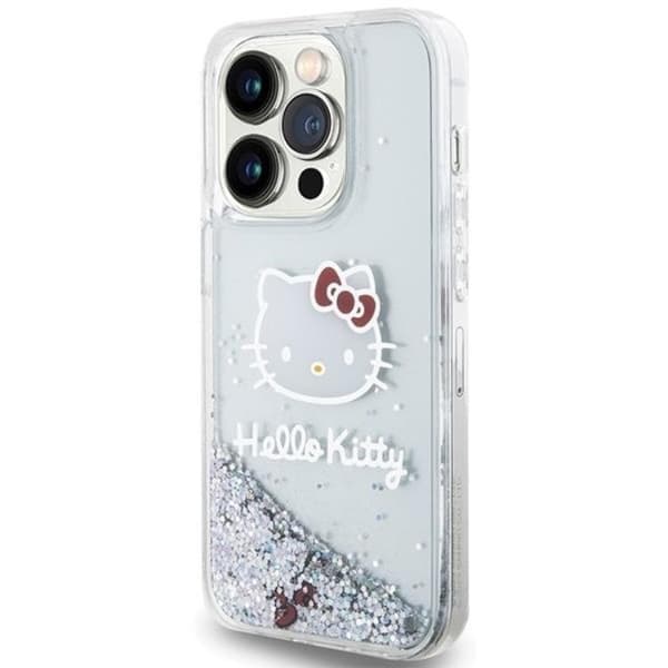 Hello Kitty telefontaske til iPhone 13 Pro/13 Glitter Kitty Head