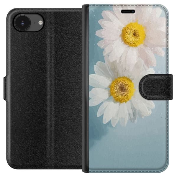 Plånboksfodral till Apple iPhone 16e med Sommarblommor