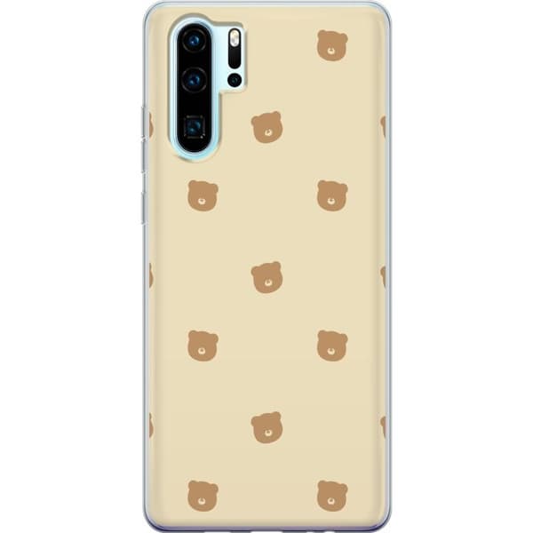 Telefontaske til Huawei P30 Pro med bjørnemønster