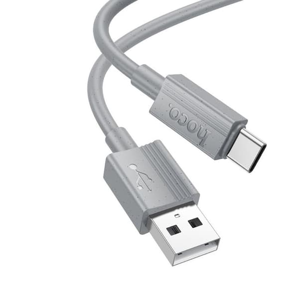HOCO USB-A Till USB-C 1m Kabel 3A X107 -Grå
