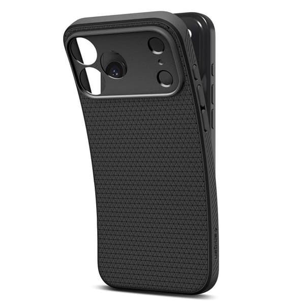 Spigen telefontaske til iPhone 17 Pro Liquid Air - Sort