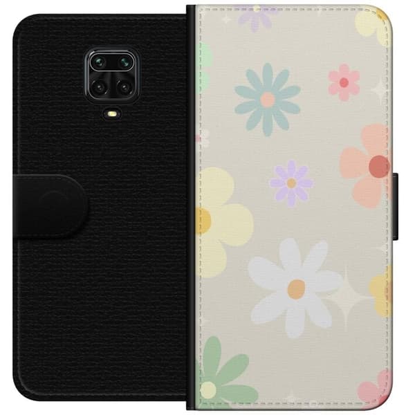 Pung Taske til Xiaomi Redmi Note 9S med fejende blomster