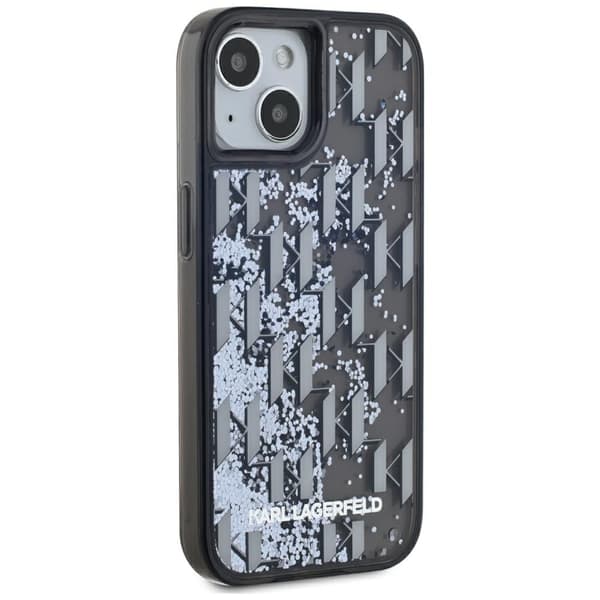 Karl Lagerfeld iPhone 15 Taske MagSafe Glitter Monogram Gradient