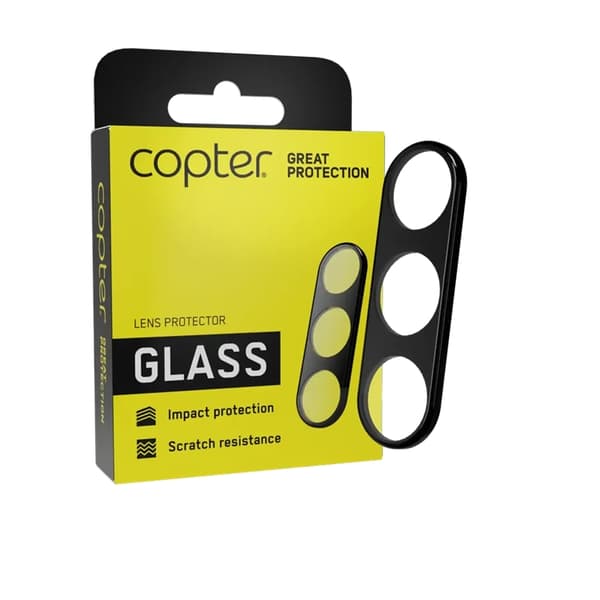 Copter iPhone 16 Pro/16 Pro Max Linsskydd Härdat Glas Exoglass