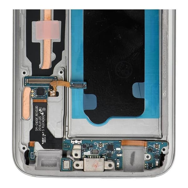 Galaxy S7 Skärm med LCD-display FixCell Renoveradde - Guld
