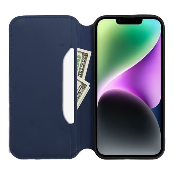 Galaxy S24 Plus Plånboksfodral Dual Pocket - Marinblå