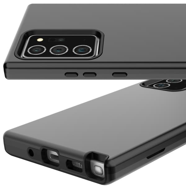 Hybrid Taske Til Samsung Galaxy Note20 Ultra - Sort