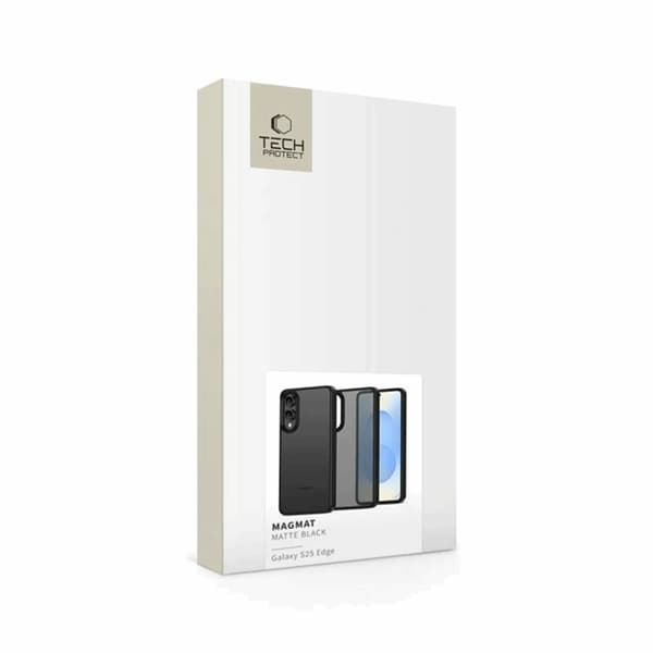 Tech-Protect Telefontaske til Galaxy S25 Edge Magmat - Matt Sort