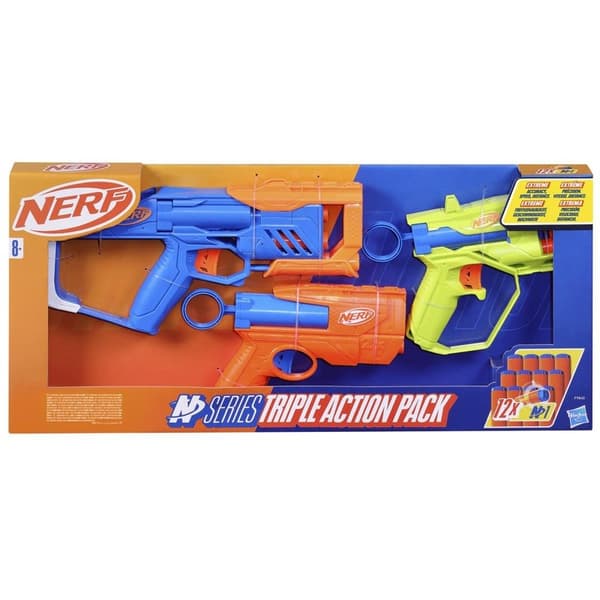NERF N-serie tredobbelt actionpakke