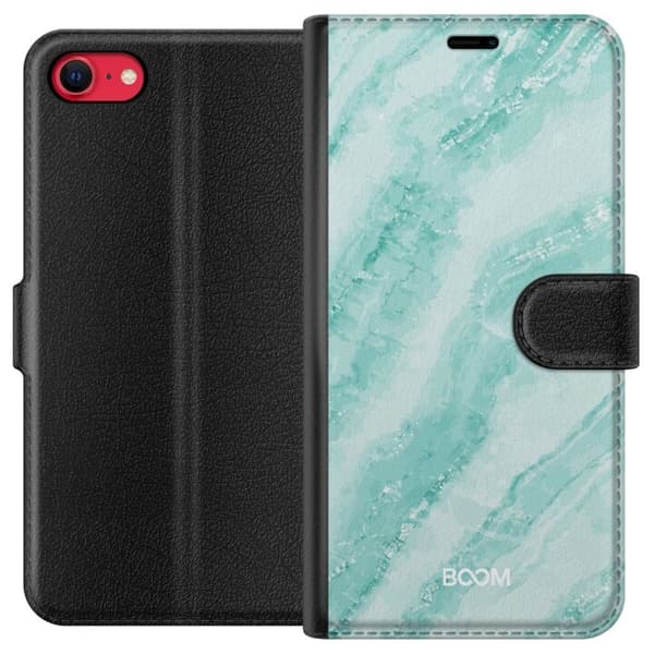 Pung Taske til Apple iPhone 7 med Mint Marmor