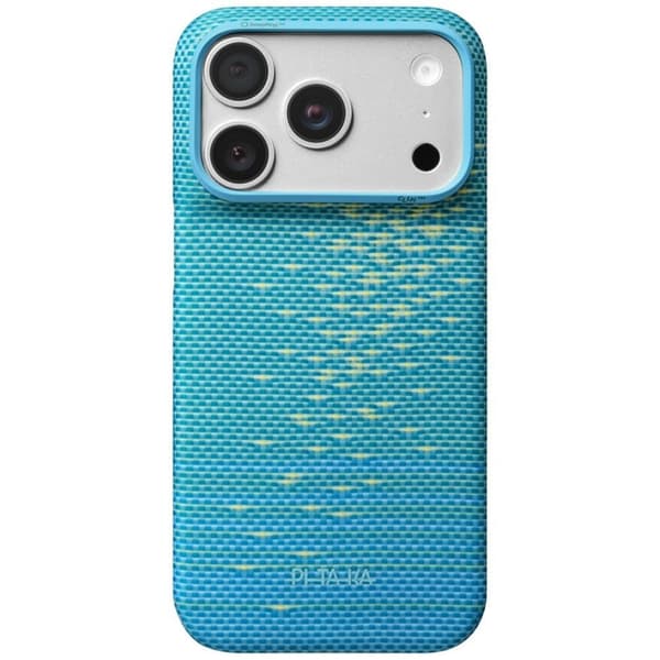 PITAKA Mobilskal För iPhone 18 Pro/17 Pro Magsafe Edge - Lucid Blå