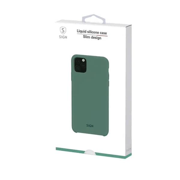 Sign Galaxy S21 Etui Flydende Silikone - Sort