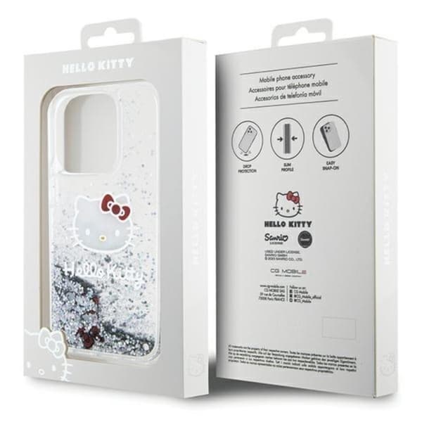 Hello Kitty Mobilskal till iPhone 13 Pro/13 Glitter Kitty Head