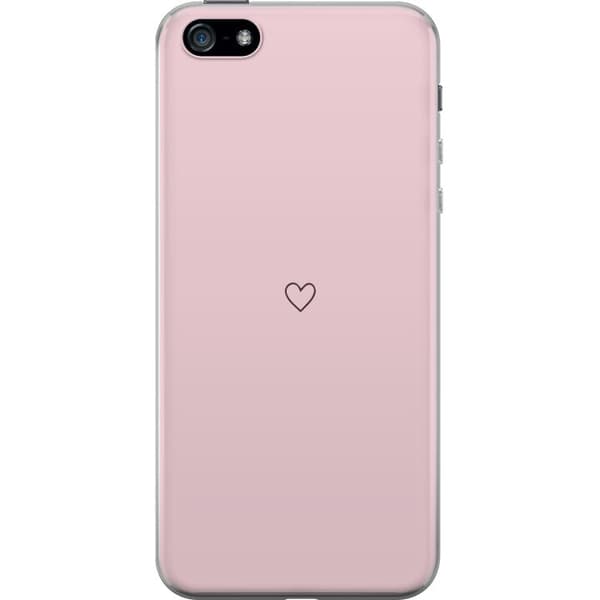 Telefontaske til Apple iPhone 5 med lille hjerte