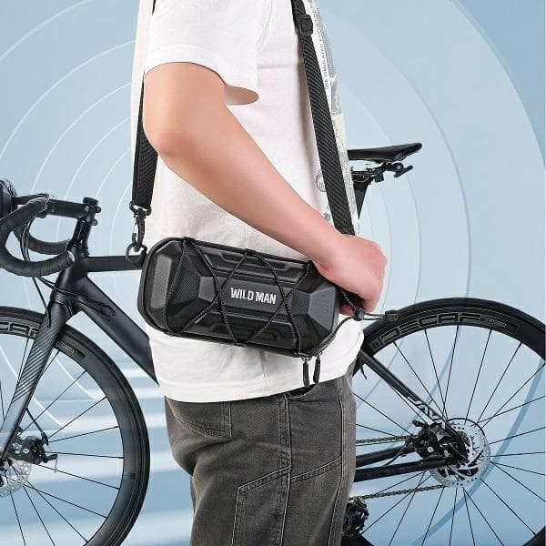 WILDMAN GD7 Cykeltaske Styret - Sort