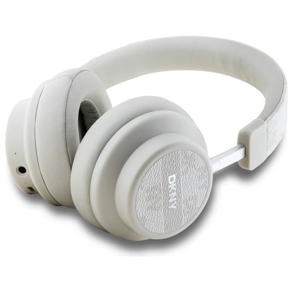 DKNY On-Ear Hörlurar Trådlösa Bluetooth Checkered Pattern - Pearl