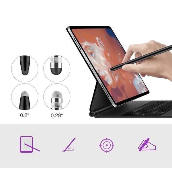 Tech-Protect 4-Tip Stylus Penna USP-100 - Svart