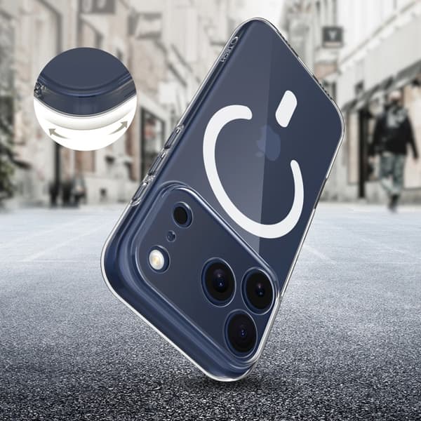 Tech-Protect Mobilskal till iPhone 17 Pro Max Magsafe Flexair - Clear