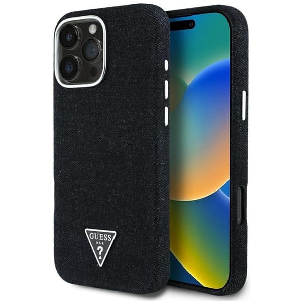 Guess telefontaske til iPhone 16 Pro Max MagSafe Denim Triangle