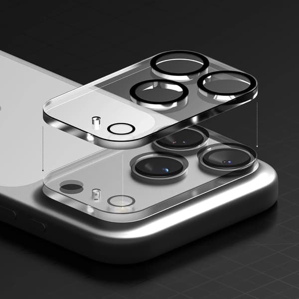 Ringke [2-Pack] Kameraskydd Härdat Glas för iPhone 17 Pro Max - Svart
