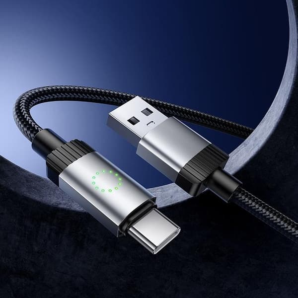 HOCO USB-A til USB-C Kabel 3A 1m X117 - Sort