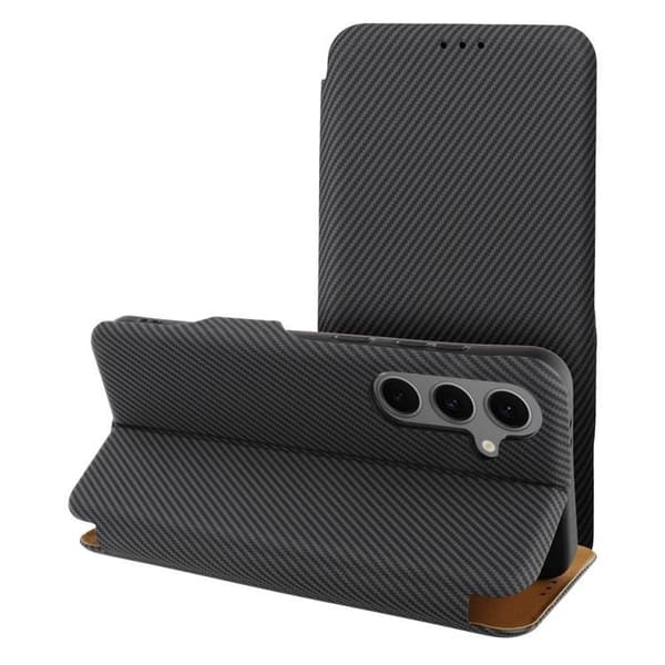 Galaxy S25 Plus Lompakkokotelo Folio Side Magnet - Harmaa