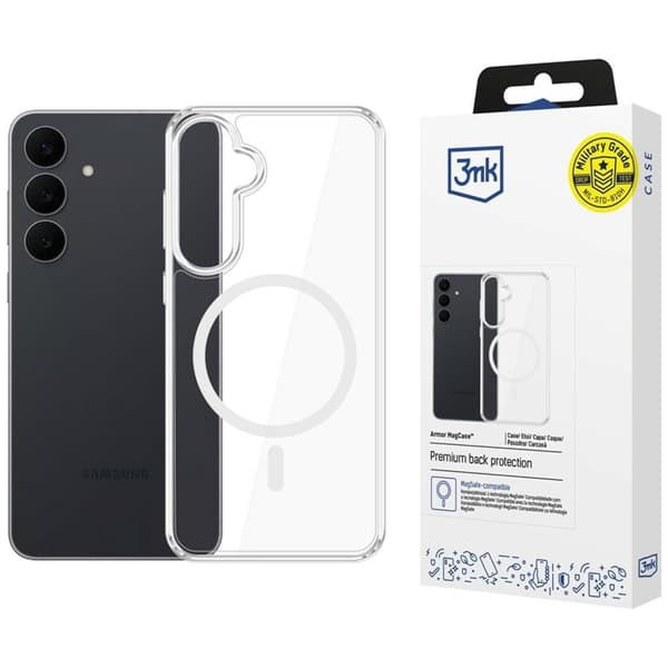 3mk Mobilskal För Galaxy S26 FE Magsafe Armor - Clear