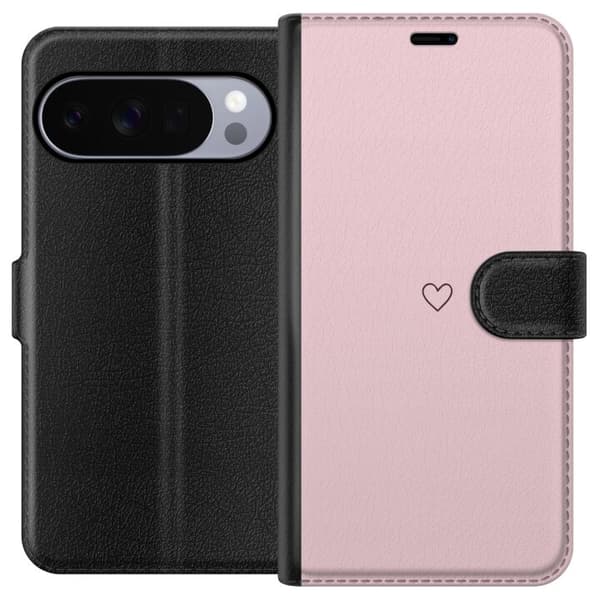 Plånboksfodral till Google Pixel 10 Pro med Litet Hjärta
