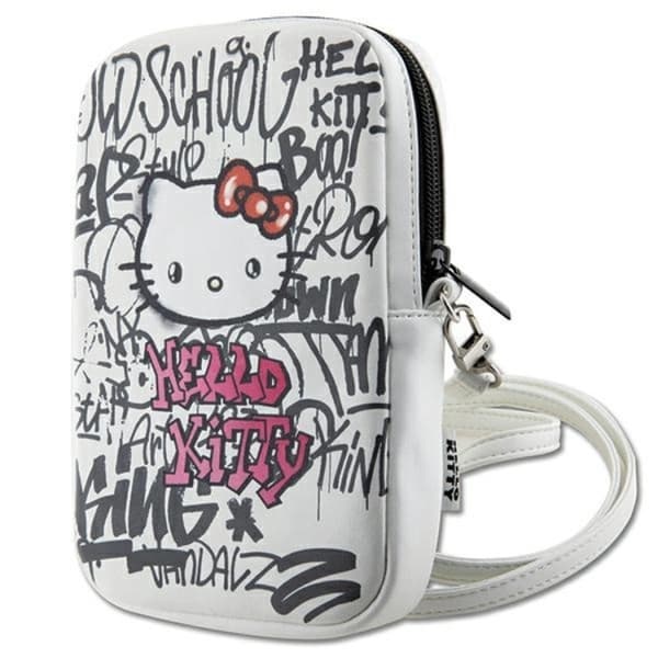 Hello Kitty Laukku Graffiti Kitty Head - Valkoinen