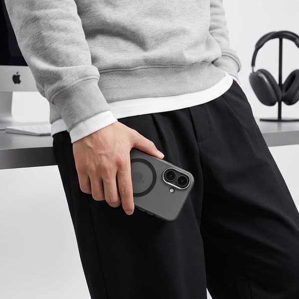 Tech-Protect Mobilcover Til iPhone 17 Magsafe Magzero - Mat Sort