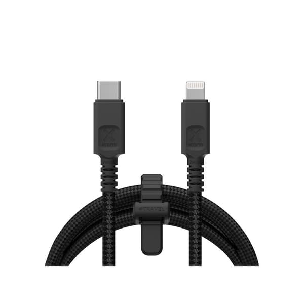 Xtorm Next Gen USB-C / Lightning-kaapeli MFI 1.5m Musta