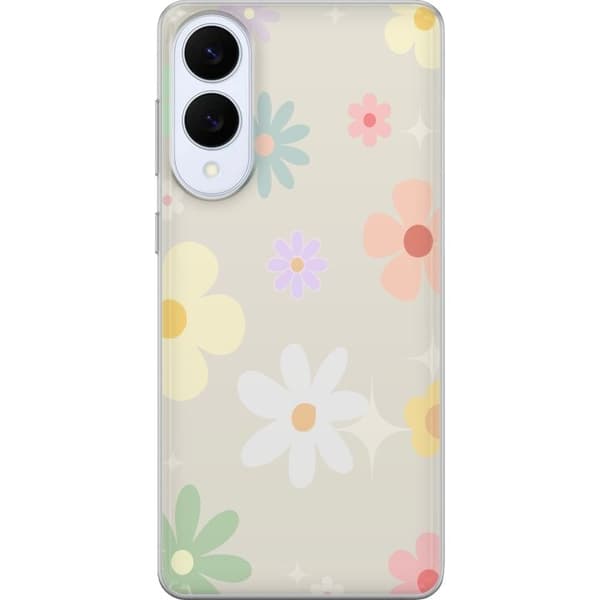 Mobilskal till Samsung Galaxy S25 Edge med fejdande blommor
