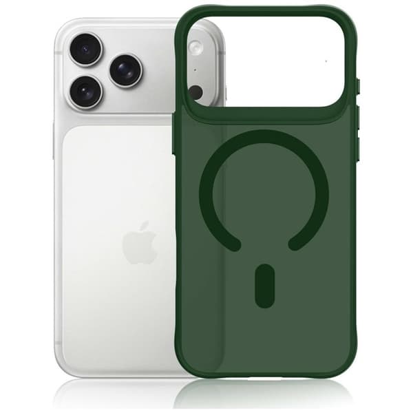 3MK Mobilskal För iPhone 17 Pro Max Magsafe Smoke - Grön