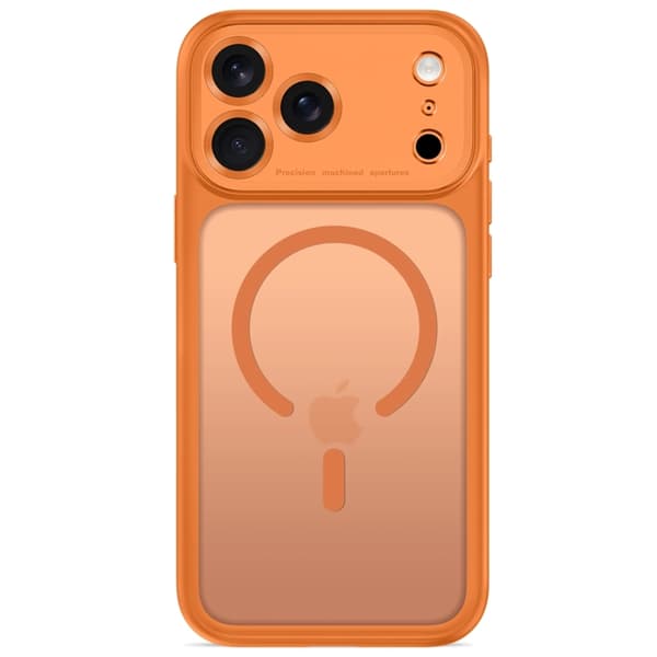 Tech-Protect Mobilcover Til iPhone 18 Pro Magsafe Magpeak - Mat Cosmic Orange