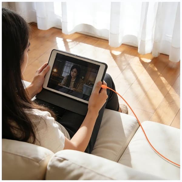 USAMS USB-C til USB-C 60W Kabel 3A 1m Silikone U98 - Sort