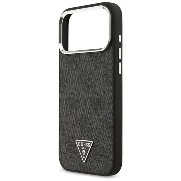 Guess Mobilskal till iPhone 17 Pro Max MagSafe 4G Triangle Logo - Silver