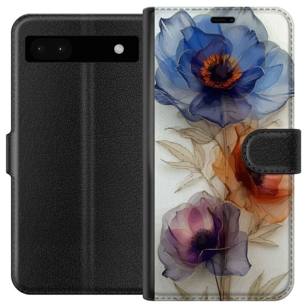 Plånboksfodral till Google Pixel 6a med Silkesblommor