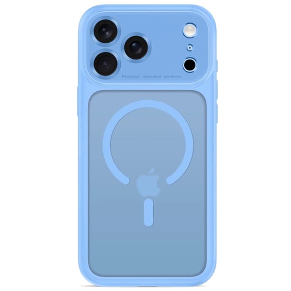 Tech-Protect Mobilskal För iPhone 18 Pro/17 Pro Magsafe Magpeak - Matte Ljusblå