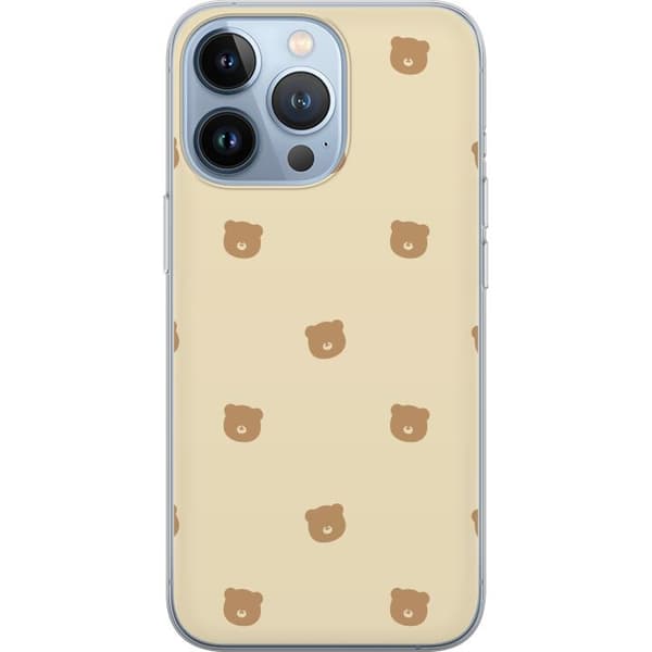 Taske til Apple iPhone 13 Pro med bjørnemønster