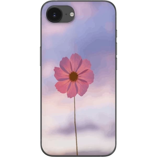 Mobilskal till Apple iPhone 16e med Rosa blomma