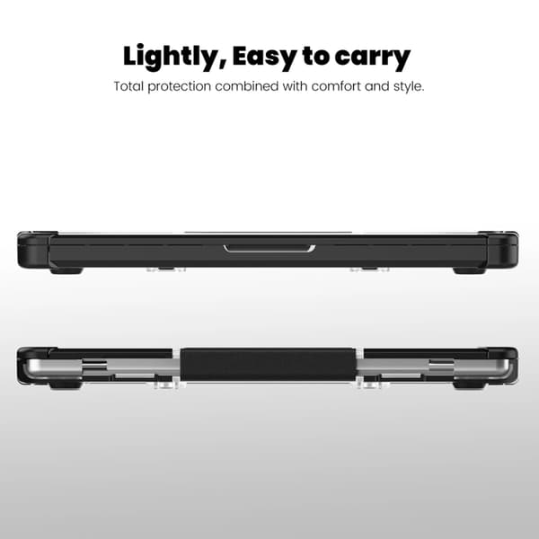 Tech-Protect Macbook Pro 14" Skal Smartshell - Svart/Clear