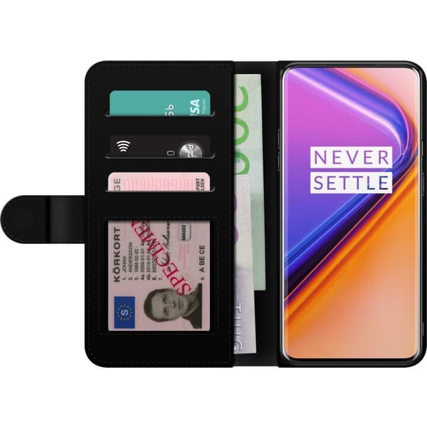 Plånboksfodral till OnePlus 7 Pro med Mint Marble