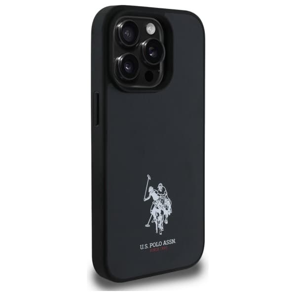 US Polo telefontaske til iPhone 15 Pro Max læder broderet