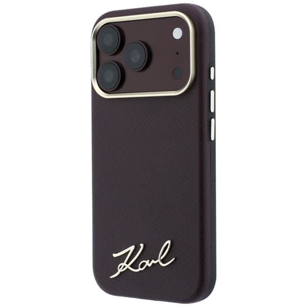 Karl Lagerfeld Mobilskal För iPhone 18 Pro/17 Pro Magsafe Saffiano Small Script