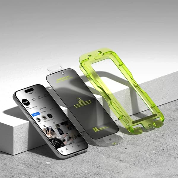 [2-Pack] Ringke iPhone 17 Pro Skärmskydd Härdat Glas Privacy